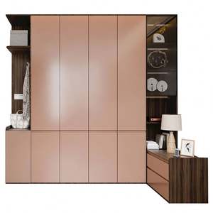 Luxury Custom Wooden Wardrobe for Bedroom Living Room Walk-in Closet Systems Organizer <b>Sideboards</b> for Home Bar Design Solutions - Product Image 1