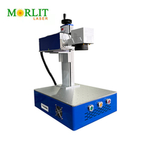 Machine de gravure laser à fibre 20W avec tête Galvo Sino refroidie par air pour la gravure de métaux, bijoux, pierres et plastiques