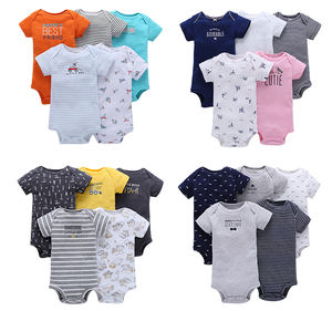 Conjuntos de Ropa para Bebés Recién Nacidos 2021 OEM 100% Algodón, Mamelucos para Niños y Niñas - Product Image 1