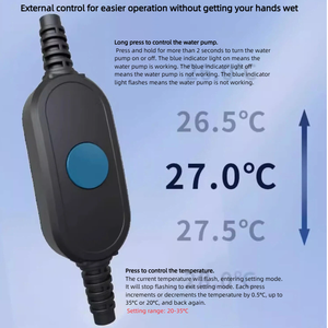 316L वाटरप्रूफ मछली टैंक हीटर स्वचालित तापमान नियंत्रण के साथ उच्च-सटीकता हीटिंग तत्व 200l/300l - Product Image 3