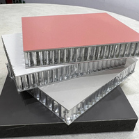 Matériaux de construction en métal Panneau alucobond Panneau sandwich de façade en nid d'abeille en aluminium pour revêtement mural extérieur et intérieur