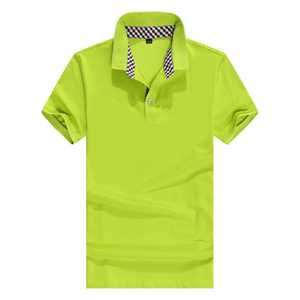 เสื้อโปโลผู้ชายผ้าฝ้ายแขนสั้นระบายอากาศได้ดีสำหรับฤดูร้อน ผ้าถักน้ำหนัก 220 กรัม พร้อมป้าย - Product Image 1