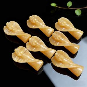 Cristal d'angélite bleu en gros, artisanat d'ange en cristal de quartz rose, pierre de soleil, cristal de guérison pour la décoration de la maison - Product Image 4