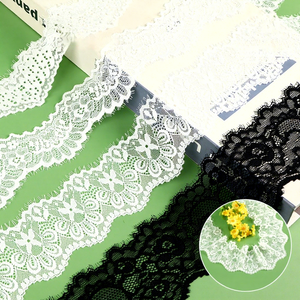 Fita de Renda Elástica Premium de Nylon e Spandex para Vestuário de Animais de Estimação, Vestido Lolita, Punho de Meia e DIY - Product Image 1