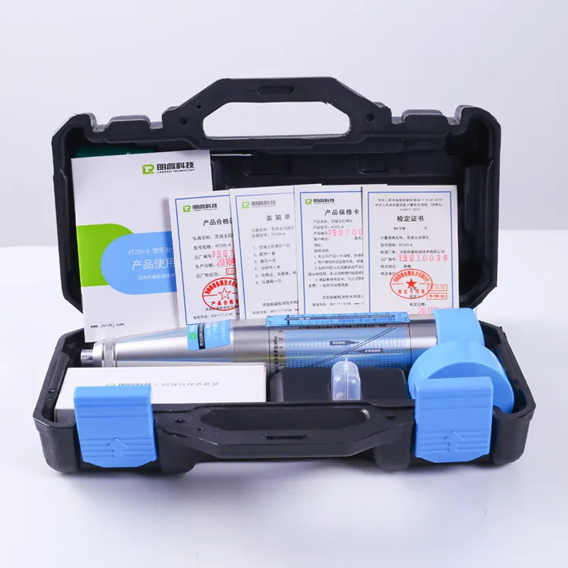 HT225-N Rebound Hammer English Version Used For Concrete Strength Testing