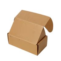 Vente directe d'usine de boîtes pliantes en carton ondulé avec logo et design personnalisés