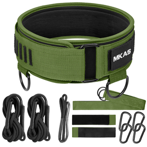 Dây đeo tạ đa năng MKAS: đệm tạ, móc nâng tạ, dụng cụ tập thể dục dụng cụ, hỗ trợ đầu gối, 8 dây đeo cổ tay, đai tập tạ 4 trong 1 - Product Image 2