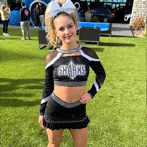 ダンディスポーツ工場製 チアリーディングユニフォーム 即納 卸売価格 バスケットボールチアリーディング用チアリーディングユニフォーム - Product Image 3