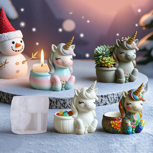 Moldes <span class=keywords><strong>de</strong></span> Silicona para Velas con Forma <span class=keywords><strong>de</strong></span> <span class=keywords><strong>Unicornio</strong></span> YS, Moldes para Cajas <span class=keywords><strong>de</strong></span> Almacenamiento <span class=keywords><strong>de</strong></span> Yeso, Moldes para Fundición, Suministros para Hacer Macetas <span class=keywords><strong>de</strong></span> Flores <span class=keywords><strong>de</strong></span> Concreto - Product Image 6