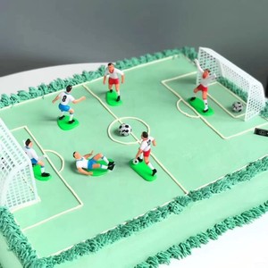 Lot de figurines décoratives <span class=keywords><strong>pour</strong></span> gâteau sur le thème du football, ensemble de jouets de capitaine de terrain <span class=keywords><strong>pour</strong></span> enfants, décoration de gâteau <span class=keywords><strong>pour</strong></span> <span class=keywords><strong>joyeux</strong></span> <span class=keywords><strong>anniversaire</strong></span> des garçons, figurines de jouets - Product Image 6