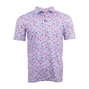 Performance athlétique de luxe pour hommes protégés contre les UV séchage rapide Slim Fit Golf pour Polo Logo personnalisé impression numérique - Product Image 6