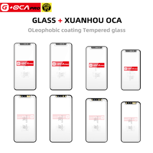 Kính cường lực G+<span class=keywords><strong>OCA</strong></span> Pro Original Hole Glass + <span class=keywords><strong>OCA</strong></span> xuanhou dành cho iPhone 12 13 11 14 15 Plus Pro Max Mini X XS XR MAX sửa chữa màn hình <span class=keywords><strong>LCD</strong></span> cảm ứng - Product Image 5