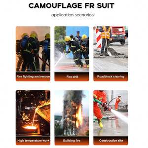 Combinaison de travail de protection de sécurité bâtiment vêtements résistants au feu OEM équipement de lutte contre l'incendie de haute qualité - Product Image 6