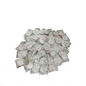 Best Polished Classic Design Floral Artisan Mother Of Pearl <b>Mirror</b> Round Shape Sea <b>Shell</b> Natural Polished For Christmas Decor - Product Image 1