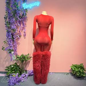 2026 Neue Trendige Damen Mode Romper Bodysuits+Langarm-Rompers 2-teilige Lässige Damen 2-teilige Bodycon Jumpsuits Damen Bodysuits - Product Image 2