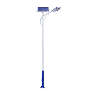 Q235 Galvanized Steel Hot-Dip Solar Street <strong>Light</strong> <strong>Pole</strong> 4m-8m 50-Year Lifespan 180km/h Wind Resistant Powder-Coated - Product Image 1
