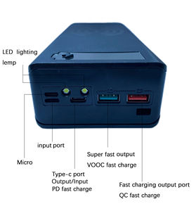 16 Buah Kit Casing Catu Daya Seluler DIY Bank Pengisi Daya Baterai 18650 Aksesori Catu Daya Nirkabel Bebas Penyolderan Dapat Dilepas - Product Image 4