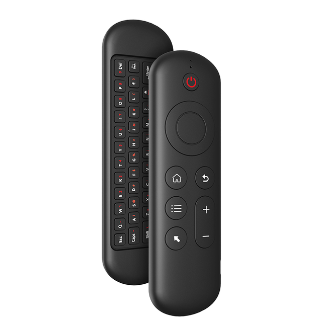 Factory Price Black air Mouse M5 BT 5.2&2.4G Dual Mode Wireless air Mouse Remote Control with Mini Keyboard Backlight Remote