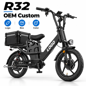 จักรยานไฟฟ้าส่งของระยะไกล 48V 32Ah รุ่น R32 กำลังไฟ 750W ยาง 18x2.5 โช้คคู่ ระบบกันขโมย รับผลิตตามแบบ OEM พร้อมติดตั้งโลโก้ - Product Image 1