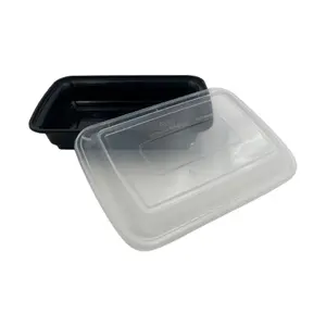 Online Wholesale Single Tier Rectangle Microwavable Disposable Plastic Food Container