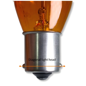 Hot bán Nhà máy cung cấp <span class=keywords><strong>Halogen</strong></span> xe bóng đèn tự động ánh sáng S25 12V 21W hổ phách thẳng-góc lần lượt tín hiệu bóng đèn/phanh bóng đèn - Product Image 2