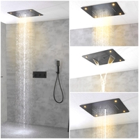 Ensemble de douche thermostatique, salle de bain avec lumière LED, nouveau produit