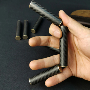 Juguetes Antiestrés EDC para Adultos, Barra Magnética de Metal y Fibra de Carbono de Tres Secciones, Giratoria, Regalo Creativo - Product Image 1