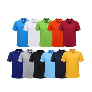 Chemises de sport grande taille pour hommes, anti-plis, imprimées, en polyester/coton, décontractées, à manches courtes, pour le golf, broderie personnalisée, vente en gros - Product Image 1