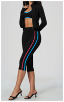 Ensemble de vêtements de sport pour femmes, préféré des clientes, trois pièces, veste à col montant avec fermeture éclair, pour les exercices sportifs quotidiens et les activités de plein air