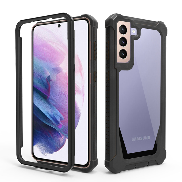 2021 Newest Designs TPU+PC Anti-Fall Shockproof Phone Case for Samsung Galaxy S21+