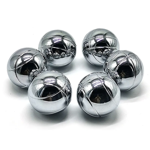 EZ vente en gros personnalisé 2 pièces en métal <span class=keywords><strong>boules</strong></span> de pétanque pétanque jeu de <span class=keywords><strong>boules</strong></span> avec sac de transport pour les sports de plein air jouer - Product Image 5