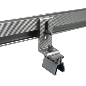 Support de montage de <span class=keywords><strong>panneau</strong></span> solaire en aluminium de haute qualité, rail de montage de <span class=keywords><strong>panneau</strong></span> solaire de 10 kW, système de montage de <span class=keywords><strong>panneau</strong></span> solaire sur toit métallique, rail PV pour <span class=keywords><strong>panneau</strong></span> solaire - Product Image 3