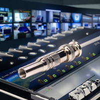Connecteur mâle BNC Q9 à souder ou sans soudure, type fiche avec 75 Ohm pour câble coaxial SYV-75-5 RG6 RG59, caméra CCTV