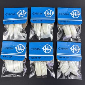 Puntas de <span class=keywords><strong>Uñas</strong></span> Francesas Blancas, <span class=keywords><strong>Uñas</strong></span> Acrílicas Artificiales, Puntas de Extensión de <span class=keywords><strong>Uñas</strong></span> de Cobertura Media, Uso Profesional en Salón - Product Image 6