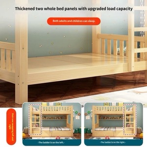 Meubles pour enfants, lit superposé pour enfants, lit superposé gain de place avec bureau en dessous ou pour les tout-petits - Product Image 4