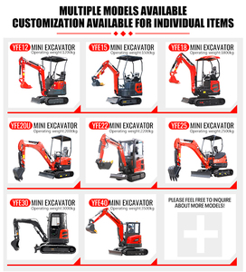 Excavator Mini Kubota Mesin Pertanian Laris Manis 1.2 Ton 1.8 Ton, Excavator INFRONT 3.5 Ton, Excavator Diesel Kecil Harga Terjangkau - Product Image 6