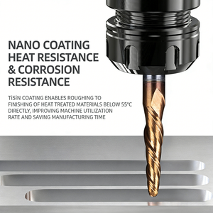TOOLSWANG - Fraise à tête sphérique à long manche - Atteignez plus, coupez plus profondément dans le travail du bois - Product Image 2