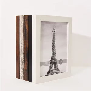 Cadres <span class=keywords><strong>photo</strong></span> en bois MDF simples pour photos de famille, décoration de la maison <span class=keywords><strong>et</strong></span> de l'hôtel, tailles 6x8, 8x10, A4, couleurs <span class=keywords><strong>noir</strong></span>, <span class=keywords><strong>blanc</strong></span>, marron, pour présentation sur table - Product Image 4