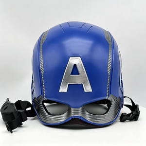 Original Factory <strong>Captain</strong> <strong>America</strong> <strong>Helmet</strong> Resin Craft Deluxe Wearable Superhero Cosplay <strong>Helmet</strong> for Fans Collector's Edition - Product Image 1
