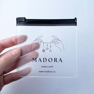 Custom Logo Frosted PVC Zipper Jewelry <b>Bags</b>, Portable Accessory Storage & <b>Packaging</b> <b>Bags</b> - Product Image 4