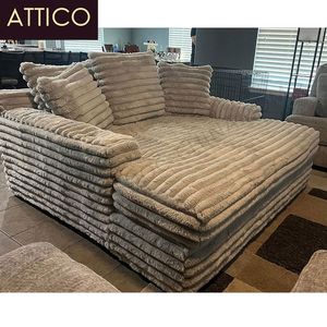 <span class=keywords><strong>Sofa</strong></span> kedap udara ukuran besar ganda <span class=keywords><strong>Sofa</strong></span> ruang tamu furnitur ruang tamu kursi malas kain Corduroy tempat tidur bioskop - Product Image 3