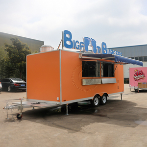 Camion <span class=keywords><strong>de</strong></span> restauration entièrement équipé Honlu, stand alimentaire mobile, remorque <span class=keywords><strong>de</strong></span> restauration mobile pour <span class=keywords><strong>franchise</strong></span> <span class=keywords><strong>de</strong></span> restauration avec cuisine complète. - Product Image 3