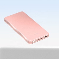 Batterie externe portable haute performance à double sortie USB, rose, verte, noire, blanche, pour téléphone portable, 10000 mAh