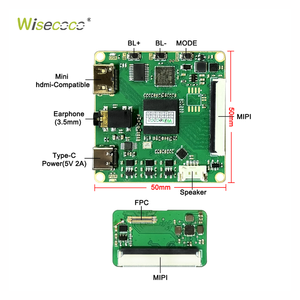 Wiseco 8.0 inch AMOLED LCD linh hoạt hiển thị 2480*1860 mipi Giao diện HD cong hiển thị linh hoạt AMOLED Màn hình - Product Image 5