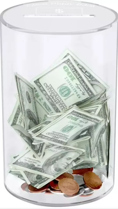 Alcancía de Acrílico Transparente con Cerradura <span class=keywords><strong>para</strong></span> Ahorrar Dinero, <span class=keywords><strong>para</strong></span> Niños, Niñas, Adultos, Tarro de Regalo <span class=keywords><strong>para</strong></span> Monedas, <span class=keywords><strong>Billetes</strong></span> y Efectivo - Product Image 2