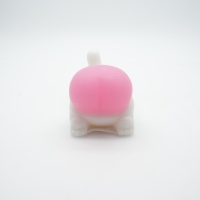 Savon artisanal de dessin animé Pippi Lapin Blanc et rose Savon charmant Savon antibactérien régulier pour la maison et la rentrée scolaire