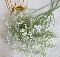 Bouquet de fleurs artificielles Gypsophila en vrac, Gypsophile blanc pour arrangements floraux DIY