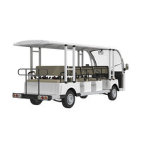 Vente d'usine Borcart - Bus touristique multi-usages pour l'extérieur, moteur AC 7,5 kW, 8, 11, 14, 17, 23, 27 places, navette électrique pour visites touristiques