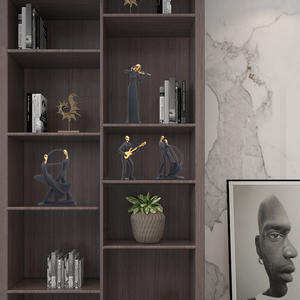 Escultura de baile de música abstracta Simple nórdica, adornos de resina de hadas religiosas para el hogar, Hotel, boda, Villa, decoraciones - Product Image 3