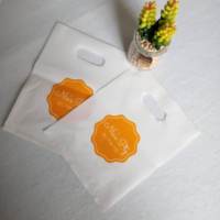 Sacs de courses en plastique biodégradables à 100 % avec poignée découpée, écologiques, personnalisables, impression en héliogravure, avec logo – Vente en gros